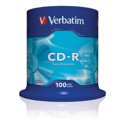 CD-R 700 MB 52 x, 100 Stück, Aufnahme von Audio und Daten, ideal für die Speicherung und Verteilung von Dateien. CD-R 700 MB 52 x, 100 Stück, Aufnahme von Audio und Daten, ideal für die Speicherung und Verteilung von Dateien. von VoltShine