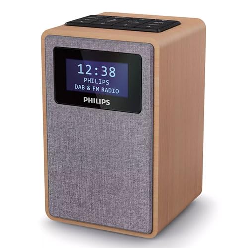 DAB+/FM-Radiowecker mit beleuchtetem Display, Mehreren Alarmen und Snooze-Funktion, ideal zum Aufwachen mit Musik und Nachrichten. von VoltShine