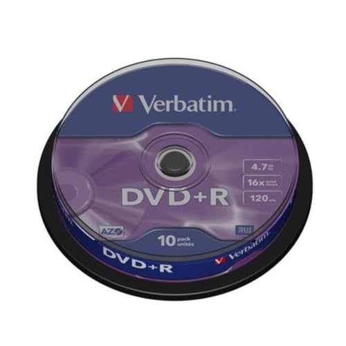 DVD+R 4,7 GB, 16 x 10 Stück, ideal für Datenspeicherung, Sicherung und Videoaufnahme. DVD+R 4,7 GB, 16 x 10 Stück, ideal für Datenspeicherung, Sicherung und Videoaufnahme. von VoltShine