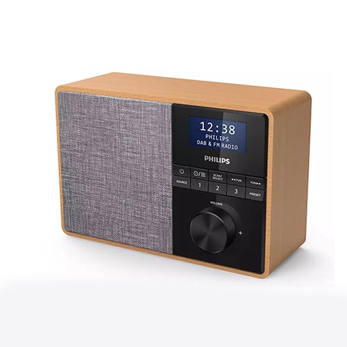 Dab+/FM-Wecker mit Doppel-Alarm, Timer, Snooze-Funktion und LED-Display; ideal zum Aufwachen und Hören von Radio. von VoltShine