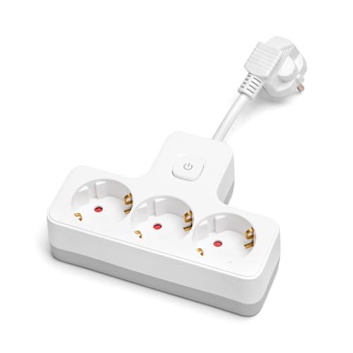 3-Loch-Stecker mit kurzem Kabel von 5 cm, ideal zum Anschluss elektrischer Geräte und zur Verlängerung der Nutzung von Geräten. 3-Loch-Stecker mit kurzem Kabel von 5 cm, ideal zum Anschluss elektrischer Geräte und zur Verlängerung der Nutzung von Geräten. von VoltShine