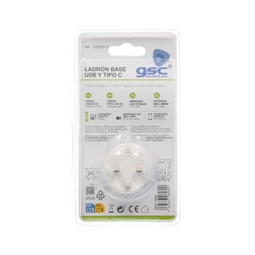 Dieb mit USB- und Typ-C-Anschluss, 3 Ports, 3,4 A, 250 V, hergestellt aus robustem Material für längere Lebensdauer Dieb mit USB- und Typ-C-Anschluss, 3 Ports, 3,4 A, 250 V, hergestellt aus robustem Material für längere Lebensdauer von VoltShine