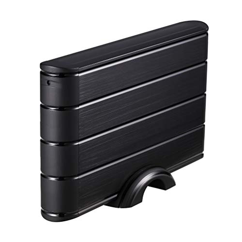 Externes SATA-Gehäuse, 8,9 cm (3,5 Zoll), USB 3.0, schwarz, ideal für die Speicherung von Daten und zur Erweiterung der Festplattenkapazität. von VoltShine