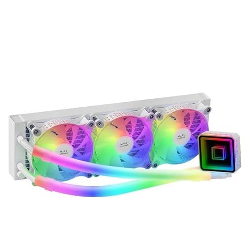 Flüssigkeitskühlsystem 360 mm, weiß, effizientes Design zur Verbesserung der thermischen Leistung und Stabilität auf Hochleistungs-PCs. Flüssigkeitskühlsystem 360 mm, weiß, effizientes Design zur Verbesserung der thermischen Leistung und Stabilität auf Hochleistungs-PCs. von VoltShine