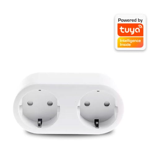 Intelligente 2-in-1-Steckdose, kompatibel mit Smart-Geräten, Fernbedienung und Programmierung; ideal für Heimautomatisierung. Intelligente 2-in-1-Steckdose, kompatibel mit Smart-Geräten, Fernbedienung und Programmierung; ideal für Heimautomatisierung. von VoltShine
