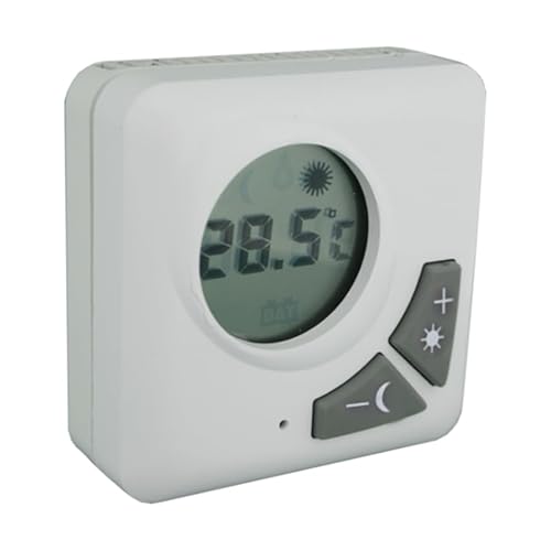 Intelligentes Thermostat: passt die Temperatur in Ihrem Zuhause genau an, spart Energie und schafft die ideale Atmosphäre, passt in jeden Raum. von VoltShine