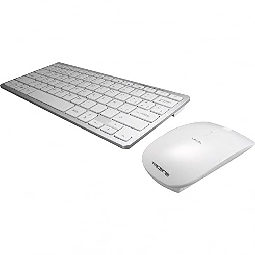 Kabellose Tastatur und Maus, weiß, ergonomisches Design, USB-Anschluss, einfache Installation, ideal für den täglichen Gebrauch Kabellose Tastatur und Maus, weiß, ergonomisches Design, USB-Anschluss, einfache Installation, ideal für den täglichen Gebrauch von VoltShine