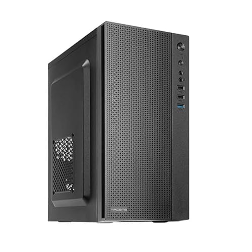 Micro-ATX-Gehäuse mit USB 3.0, schwarz, ideal für kompakte Geräte und Hochleistungs-PC-Montage. von VoltShine