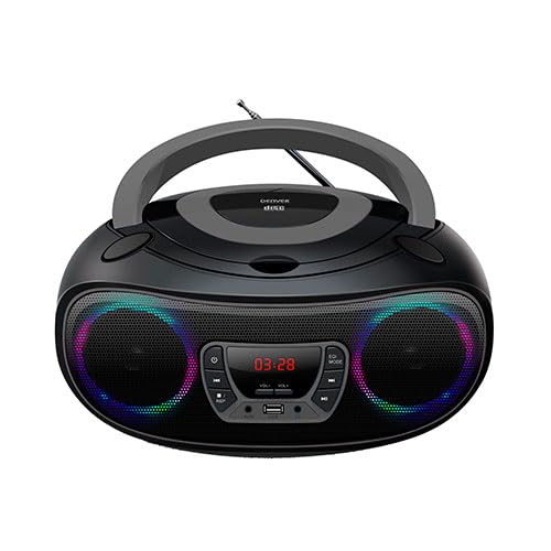 Musik-Player mit Bluetooth und USB, Grau, ideal zum Hören von CDs, digitaler Musik und zum Genießen zu Hause oder unterwegs. Musik-Player mit Bluetooth und USB, Grau, ideal zum Hören von CDs, digitaler Musik und zum Genießen zu Hause oder unterwegs. von VoltShine