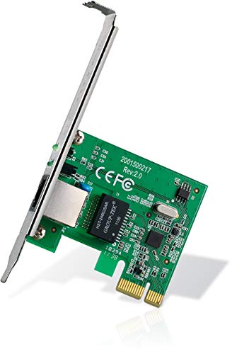 PCIe 10/100/1000 Netzwerkkarte mit Unterstützung für schnelle Verbindung, ideal für die Verbesserung des Netzwerks auf Desktop-Computern. von VoltShine
