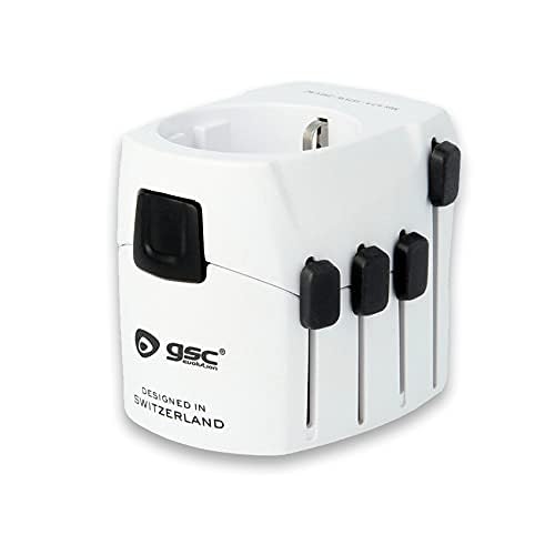 Professioneller Universal-Reiseadapter mit Mehreren Ausgängen, kompatibel mit verschiedenen Steckdosen, ideal zum Laden von Geräten in jedem Land. Professioneller Universal-Reiseadapter mit Mehreren Ausgängen, kompatibel mit verschiedenen Steckdosen, ideal zum Laden von Geräten in jedem Land. von VoltShine