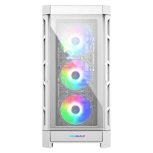 RGB Semi-Tower Gehäuse, Duoface-Design, anpassbare Beleuchtung, effiziente Belüftung; ideal für Gaming und PC-Montage. von VoltShine