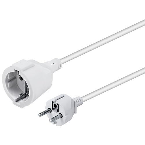 Schuko-Verlängerungskabel, 10 m, Robustes Kabel, 2,5 mm², ideal zum Anschluss mehrerer elektrischer Geräte zu Hause oder im Büro. von VoltShine