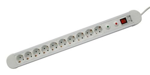 Sockel mit 10 Steckdosen, Überlastschutz, Weiß, ideal für mehrere elektrische Geräte zu Hause oder im Büro Sockel mit 10 Steckdosen, Überlastschutz, Weiß, ideal für mehrere elektrische Geräte zu Hause oder im Büro von VoltShine