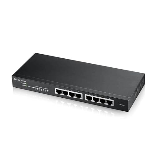 Switch - Smart Switch mit 8 GbE Ports, lüfterloses Design, ideal für leise und effiziente Netzwerke von VoltShine