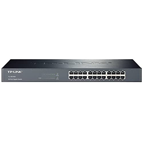 Switch mit 24 Ports, 10/100/1000 Mbit/s, RJ45, Metallgehäuse für 19-Zoll-Rack, ideal für Unternehmensnetzwerke und Verbindungsoptimierung. Switch mit 24 Ports, 10/100/1000 Mbit/s, RJ45, Metallgehäuse für 19-Zoll-Rack, ideal für Unternehmensnetzwerke und Verbindungsoptimierung. von VoltShine