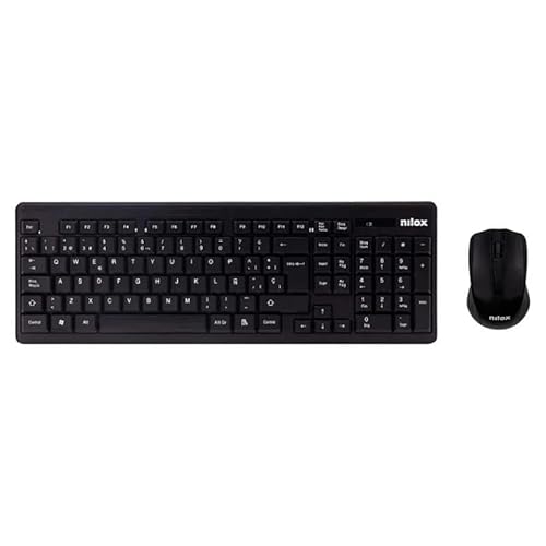 Tastatur und Maus - Kabellose Tastatur und Maus in Schwarz, USB-Konnektivität, ergonomisches Design, einfache Installation Tastatur und Maus - Kabellose Tastatur und Maus in Schwarz, USB-Konnektivität, ergonomisches Design, einfache Installation von VoltShine