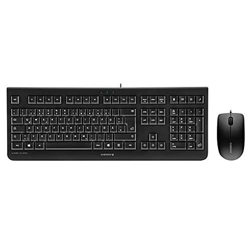 Tastatur und Maus – Tastatur mit ergonomischem Design und optischer Tastatur mit 1200 DPI, für den täglichen Gebrauch und das Büro Tastatur und Maus – Tastatur mit ergonomischem Design und optischer Tastatur mit 1200 DPI, für den täglichen Gebrauch und das Büro von VoltShine