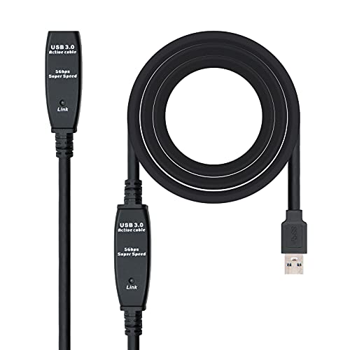 Verlängerungskabel USB 3.0 Typ A auf Typ A, 10 m, Signalverstärkung, ideal für den Anschluss von Geräten über große Entfernungen. Verlängerungskabel USB 3.0 Typ A auf Typ A, 10 m, Signalverstärkung, ideal für den Anschluss von Geräten über große Entfernungen. von VoltShine