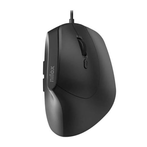 Vertikale Maus, ergonomische Maus mit 3600 DPI, 6 Tasten, Schwarz, ideal für Lange Nutzung und Komfort in der Hand Vertikale Maus, ergonomische Maus mit 3600 DPI, 6 Tasten, Schwarz, ideal für Lange Nutzung und Komfort in der Hand von VoltShine