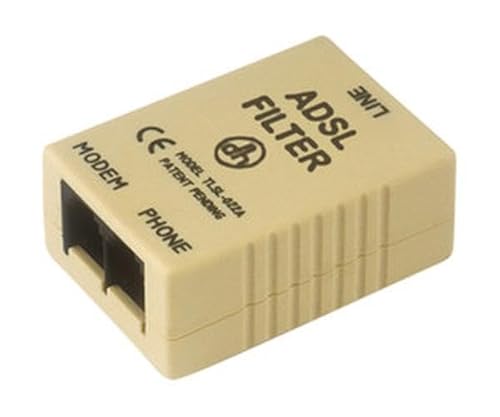 VoltShine ADSL-Filter – Signalfiltergerät für Modemverbindung, verbessert die Leitungsqualität, reduziert Externe Störungen und maximiert die Internetgeschwindigkeit VoltShine ADSL-Filter – Signalfiltergerät für Modemverbindung, verbessert die Leitungsqualität, reduziert Externe Störungen und maximiert die Internetgeschwindigkeit von VoltShine