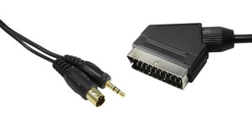 VoltShine Anschluss: Mini-DIN-Stecker, 4-polig, Euro-Stecker zum Anschluss von PC an TV oder Video, einfache Installation und kompatibel mit verschiedenen Geräten von VoltShine