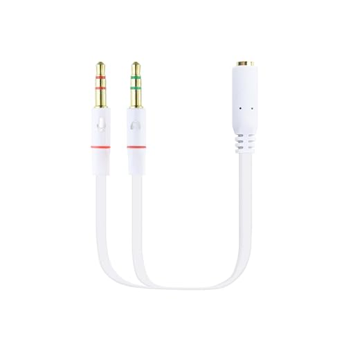 VoltShine Audio-Adapter 3,5-mm-Buchse auf 2 x 3,5-mm-Klinkenstecker, 3-polig, 20 cm, ideal zum Anschluss von Kopfhörern und Audio-Geräten. VoltShine Audio-Adapter 3,5-mm-Buchse auf 2 x 3,5-mm-Klinkenstecker, 3-polig, 20 cm, ideal zum Anschluss von Kopfhörern und Audio-Geräten. von VoltShine