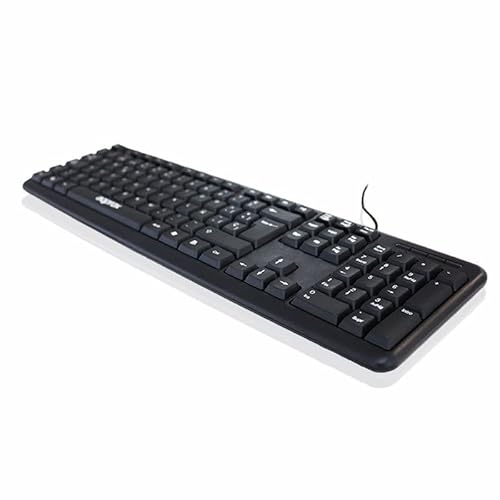 VoltShine Basic USB-Tastatur, einfaches Design, Plug-and-Play, kompatibel mit PC und Laptop, ideal für den täglichen Gebrauch zu Hause oder bei der Arbeit VoltShine Basic USB-Tastatur, einfaches Design, Plug-and-Play, kompatibel mit PC und Laptop, ideal für den täglichen Gebrauch zu Hause oder bei der Arbeit von VoltShine