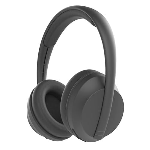 VoltShine Bluetooth-Kopfhörer, Schwarz, Surround-Sound, integriertes Mikrofon, kabellose Verbindung, ideal zum Musikhören und Telefonieren. von VoltShine