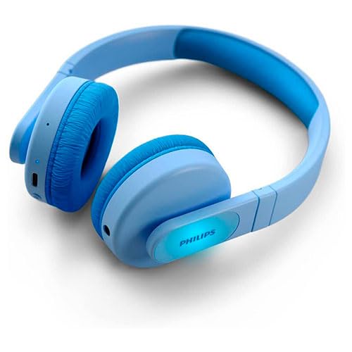 VoltShine Bluetooth-Kopfhörer mit kreisförmigem Design, blau, mit kabelloser Verbindung, ideal für Musik und Freisprechanrufe. VoltShine Bluetooth-Kopfhörer mit kreisförmigem Design, blau, mit kabelloser Verbindung, ideal für Musik und Freisprechanrufe. von VoltShine