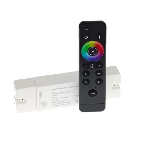 VoltShine Controller und Fernbedienung für RGB+W LED-Streifen, 220 V, ideal für die Schaffung einzigartiger und personalisierter Umgebungen. Einfache Installation und Verwendung, perfekt, um Ihren VoltShine Controller und Fernbedienung für RGB+W LED-Streifen, 220 V, ideal für die Schaffung einzigartiger und personalisierter Umgebungen. Einfache Installation und Verwendung, perfekt, um Ihren von VoltShine