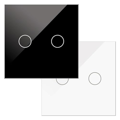 VoltShine Doppel-Touchschalter – Weiß. Erneuern Sie Ihren Raum mit diesem schicken und funktionalen Gerät. Erleichtern Sie die Lichtsteuerung und genießen Sie eine schnelle und problemlose von VoltShine