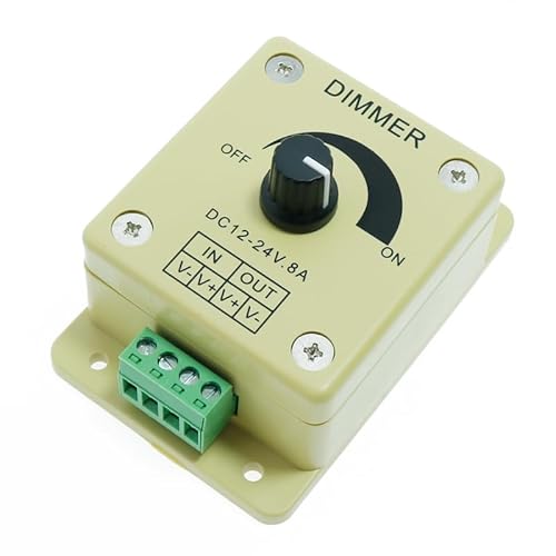 VoltShine Einfarbiger 12/24 V LED-Treiber: Passen Sie die Helligkeit an und schaffen Sie eine gemütliche Atmosphäre. Perfekt für Geschäfte und Innenräume. Einfache Installation und vollständige von VoltShine