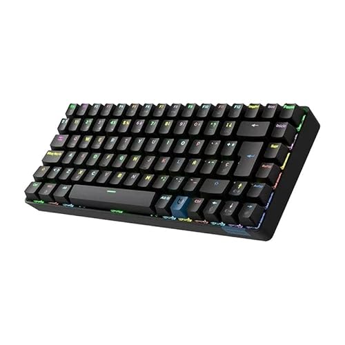 VoltShine Gaming-Tastatur mit braunen Switches, LED-Hintergrundbeleuchtung, ergonomisches Design; ideal für Gaming und längeren Komfort. VoltShine Gaming-Tastatur mit braunen Switches, LED-Hintergrundbeleuchtung, ergonomisches Design; ideal für Gaming und längeren Komfort. von VoltShine