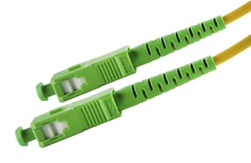 VoltShine Glasfaserkabel, SC/APC-SC/APC, 9/125, Länge 15 m, ideal für High-Speed-Verbindungen und hochwertige Verbindungen von VoltShine