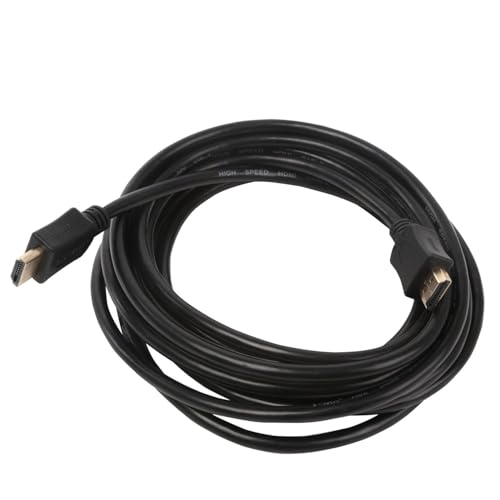 VoltShine HDMI-Kabel, 5 m, schwarz, für HD-Audio- und Videoübertragung von VoltShine