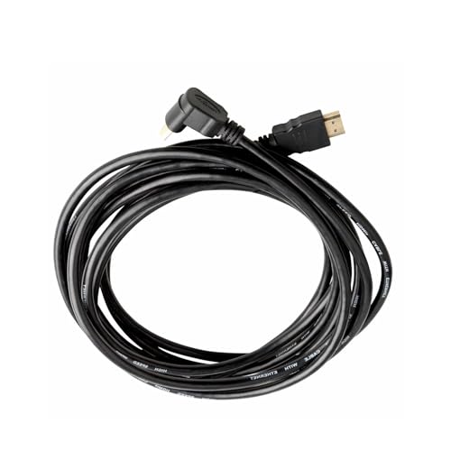 VoltShine HDMI-Kabel - HDMI-Kabel 2.0 V, abgewinkelt, 1,5 m, unterstützt 4K-Video, ideal für Verbindungen in engen Räumen von VoltShine