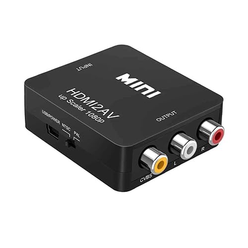 VoltShine HDMI zu AV Konverter 3xRCA, unterstützt Auflösungen 720p/1080p, ermöglicht den Anschluss von HDMI-Geräten an analoge Fernseher. VoltShine HDMI zu AV Konverter 3xRCA, unterstützt Auflösungen 720p/1080p, ermöglicht den Anschluss von HDMI-Geräten an analoge Fernseher. von VoltShine