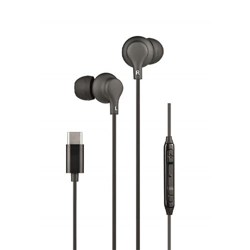 VoltShine In-Ear-Kopfhörer mit Typ-C-Mikrofon, Stereo-Sound, ergonomisches Design, ideal für Musik und Anrufe. VoltShine In-Ear-Kopfhörer mit Typ-C-Mikrofon, Stereo-Sound, ergonomisches Design, ideal für Musik und Anrufe. von VoltShine