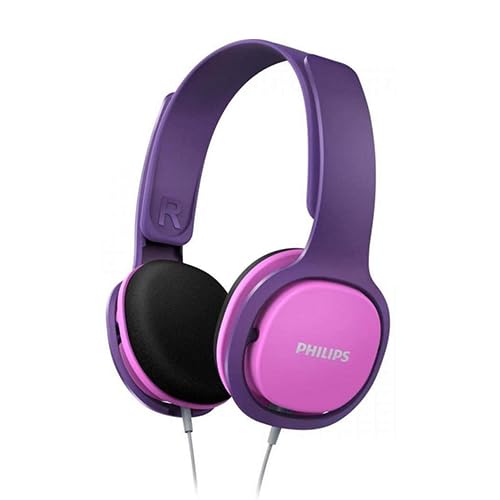 VoltShine Kopfhörer für Kinder, lila/rosa, sicherer Klang, Bequeme Passform, ideal zum Musikhören und Ansehen von Videos. von VoltShine