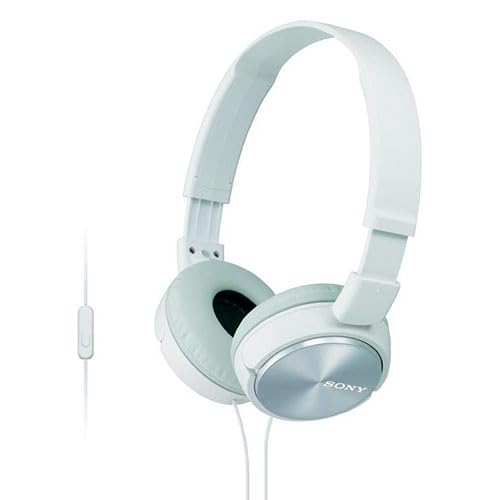 VoltShine Kopfhörer mit Metallmikrofon, weiß, ideal für Anrufe und klares Audio auf PC und mobilen Geräten. von VoltShine
