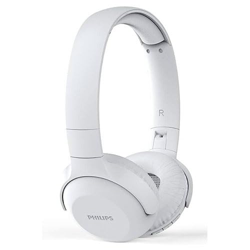 VoltShine Kopfhörer mit Mikrofon, Bluetooth, Weiß, ideal für Anrufe und kabelloses Musikhören. von VoltShine