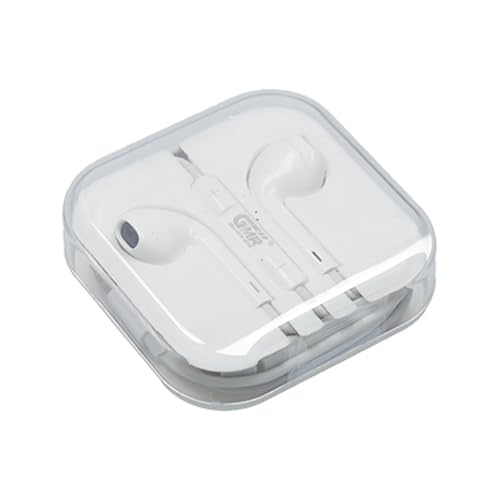 VoltShine Kopfhörer mit Mikrofon mit 3,5-mm-Anschluss, Stereo-Sound, Lautstärkeregler, ideal für Anrufe und Spiele. von VoltShine