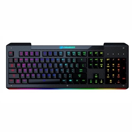 VoltShine Mechanische Tastatur mit RGB-Hintergrundbeleuchtung, 104 Tasten, ergonomisches Design und hochpräzise Switches für EIN intensives Spielerlebnis von VoltShine