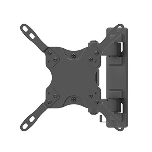 VoltShine Monitor-/TV-Ständer 33-106 cm (13-42 Zoll), schwenkbar und neigbar, 3 Drehgelenke, Schwarz, ideal für platzsparende und Anpassung der Ansicht. von VoltShine