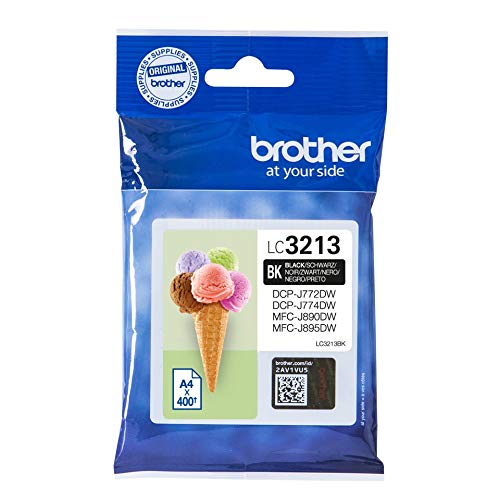 VoltShine Original Schwarze Tinte für DCP- und MFC-Drucker, kompatibel mit LC3213BK, ideal für Ausdrucke gestochen scharfe Dokumente. VoltShine Original Schwarze Tinte für DCP- und MFC-Drucker, kompatibel mit LC3213BK, ideal für Ausdrucke gestochen scharfe Dokumente. von VoltShine