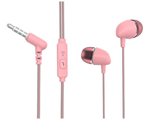 VoltShine Rosa Stereo-Kopfhörer mit Mikrofon, Lautstärkeregler, universelle Konnektivität; ideal für Anrufe und Musikhören. VoltShine Rosa Stereo-Kopfhörer mit Mikrofon, Lautstärkeregler, universelle Konnektivität; ideal für Anrufe und Musikhören. von VoltShine
