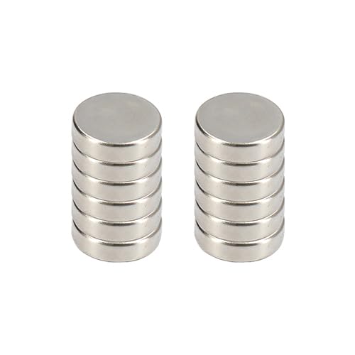 VoltShine Runde Neodym-Magnete, super starke Haftkraft, 18 x 5 mm, 12 Stück, ideal für die Befestigung in Bastel- und Bastelprojekten. VoltShine Runde Neodym-Magnete, super starke Haftkraft, 18 x 5 mm, 12 Stück, ideal für die Befestigung in Bastel- und Bastelprojekten. von VoltShine