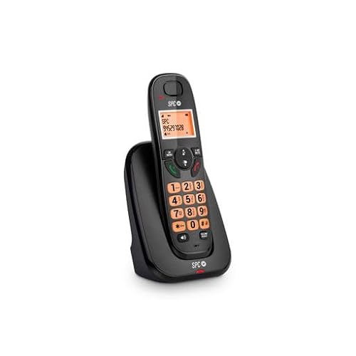 VoltShine Schnurlostelefon - Schnurlostelefon schwarz mit Freisprechfunktionen, LCD-Display und Reichweite bis zu 300 m VoltShine Schnurlostelefon - Schnurlostelefon schwarz mit Freisprechfunktionen, LCD-Display und Reichweite bis zu 300 m von VoltShine