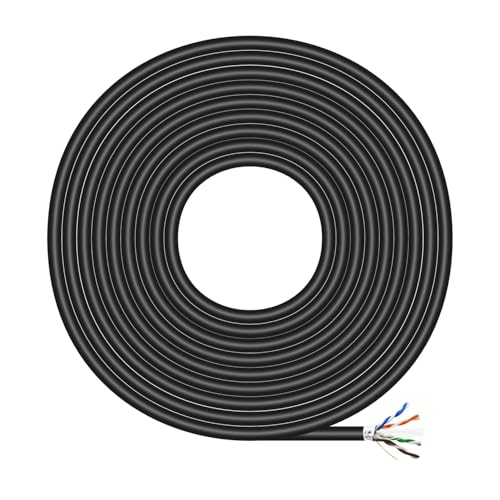 VoltShine Starres Cat.6 FTP RJ45-Netzwerkkabel AWG24 für den Außenbereich, 100 m, ideal für Hochgeschwindigkeitsverbindungen im Freien. VoltShine Starres Cat.6 FTP RJ45-Netzwerkkabel AWG24 für den Außenbereich, 100 m, ideal für Hochgeschwindigkeitsverbindungen im Freien. von VoltShine